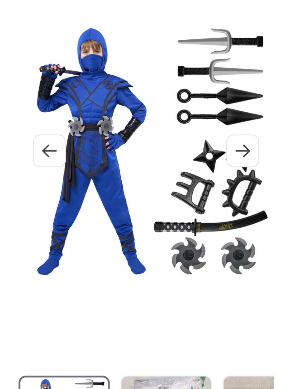 Spooktacular Creations Halloween Ninja Costume